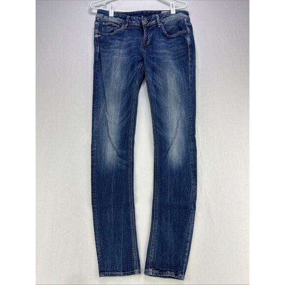 G-Star Raw 3301 Jeans Skinny Women’s Size 31 X 34 Blue Denim - Picture 1 of 12